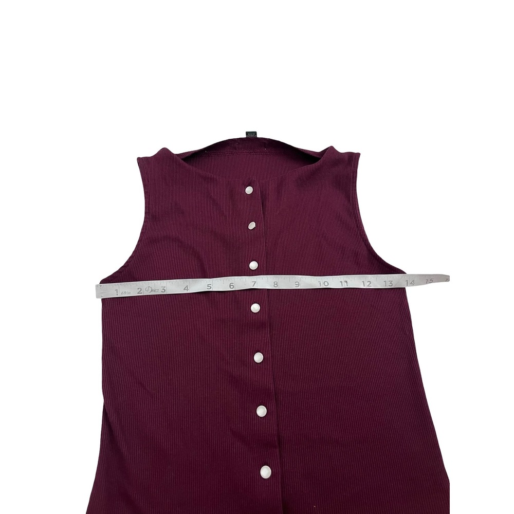 Wild Fable Ribbed Button Front Tank Top XS - Picture 5 of 8